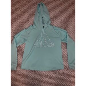Teal Adidas hoodie